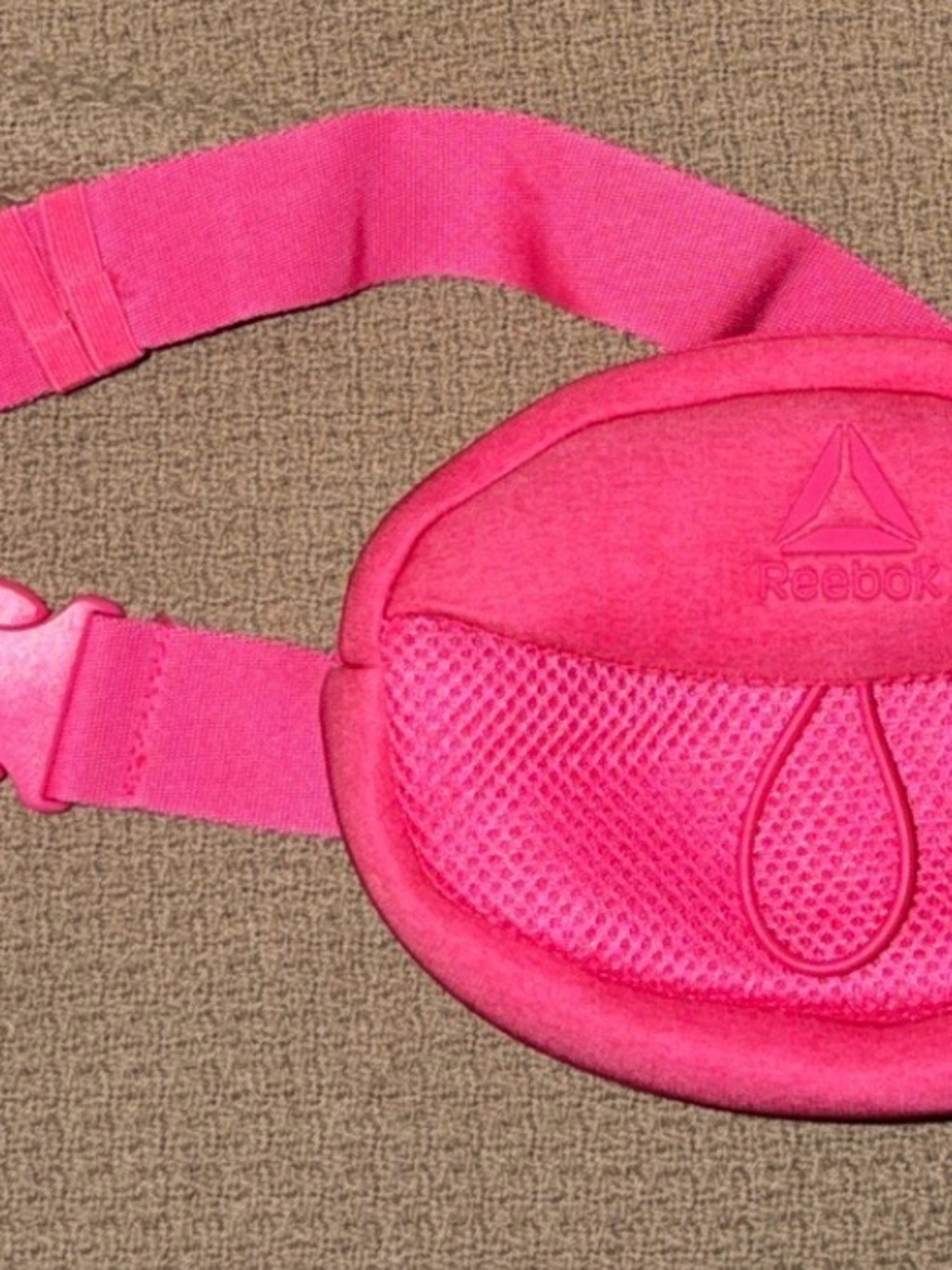 Reebok Hot Pink Mesh Front Waist Pack